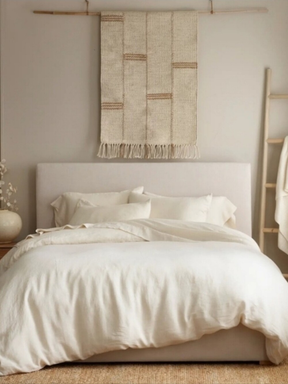 NWOT! Quince European Linen Stripe Duvet Cover & Shams! Sz. King/ Cal King (912)